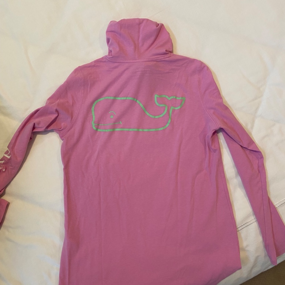 Vineyard Vines Long Sleeve Women's Lightweight Hoodie Top - Picture 4 of 6